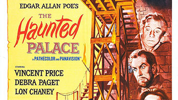 The Haunted Palace - movie art with logo